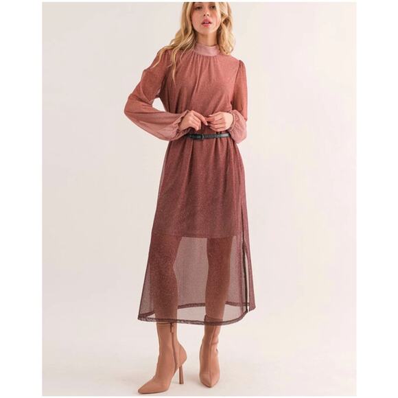 Shimmer Maxi Dress | Large - Picture 2 of 4